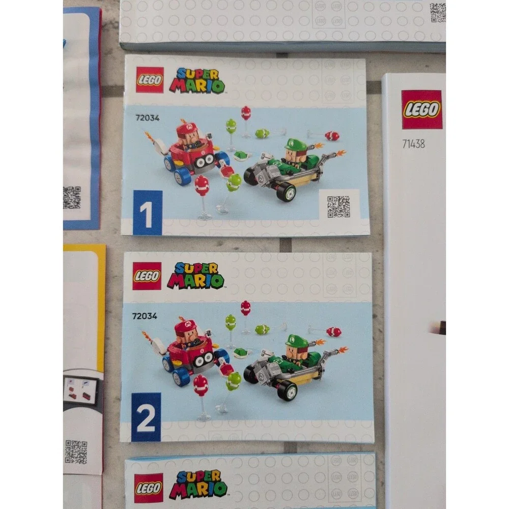 Lego Super Mario Lego Lot Of 23 INSTRUCTION MANUALS ONLY